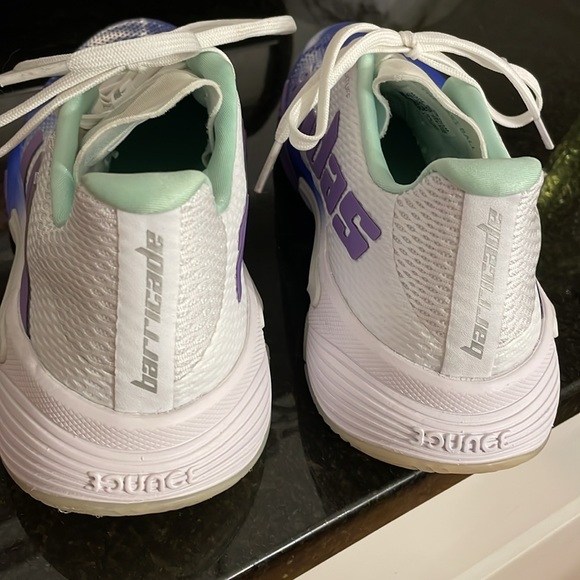 Adidas Barricade Tennis shoes. 1 time used, perfect conditions - Picture 3 of 6